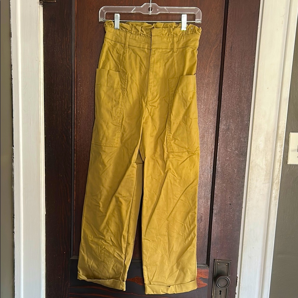 Zara High Waisted Khakis